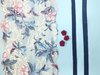 Lingerie pakket blauw en roze bloemen